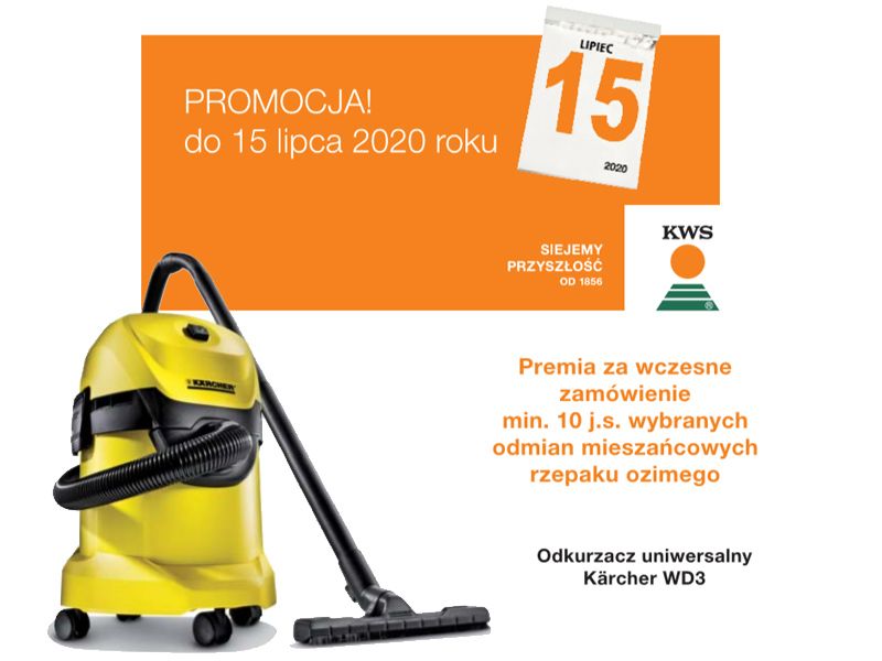 Promocja za wczesne zamówienie min. 10 j.s. wybranych odmian mieszańcowych rzepaku ozimego